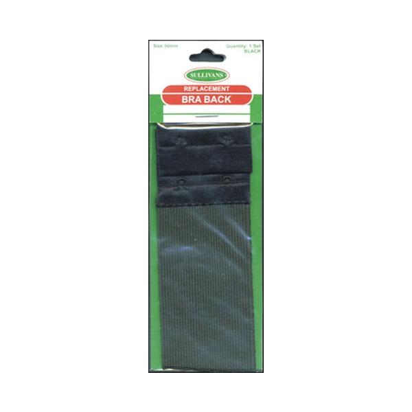 Sullivans Bra Back, Black- 50 mm