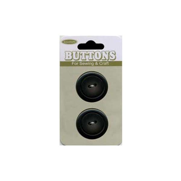 Sullivans Plastic Button, Brown- 22 mm