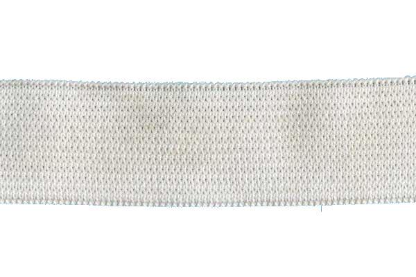 Poly Knit Elastic, White- Width 20mm