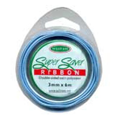 Sullivans Satin Ribbon, Baby Blue- 3mm