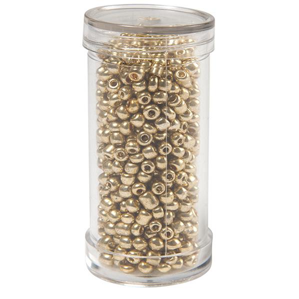 Sullivans Seed Beads, Gold- Size 8
