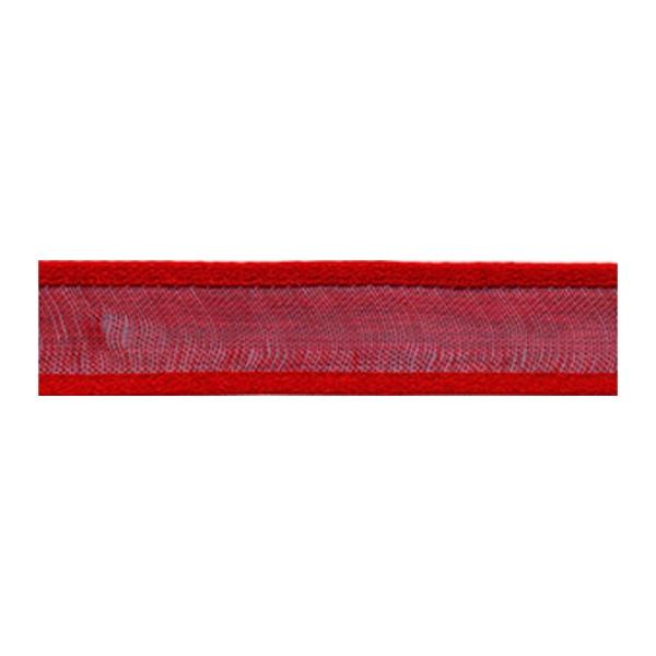 Sullivans Organza Satin Edge, Red- 12mm