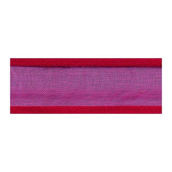 Sullivans Organza Satin Edge, Hot Pink- 25mm
