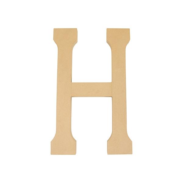 Makr Paper Mache, Jumbo Letter H- 60cm