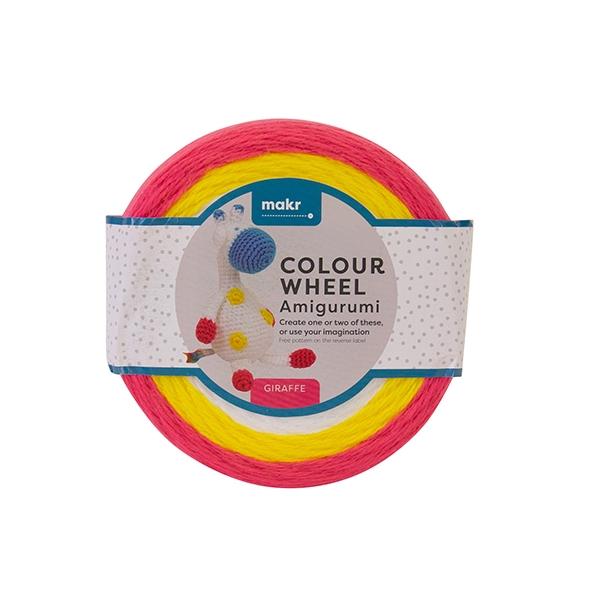 Makr Colour Wheel Amigurumi Crochet & Knitting Yarn, 100g Acrylic Yarn