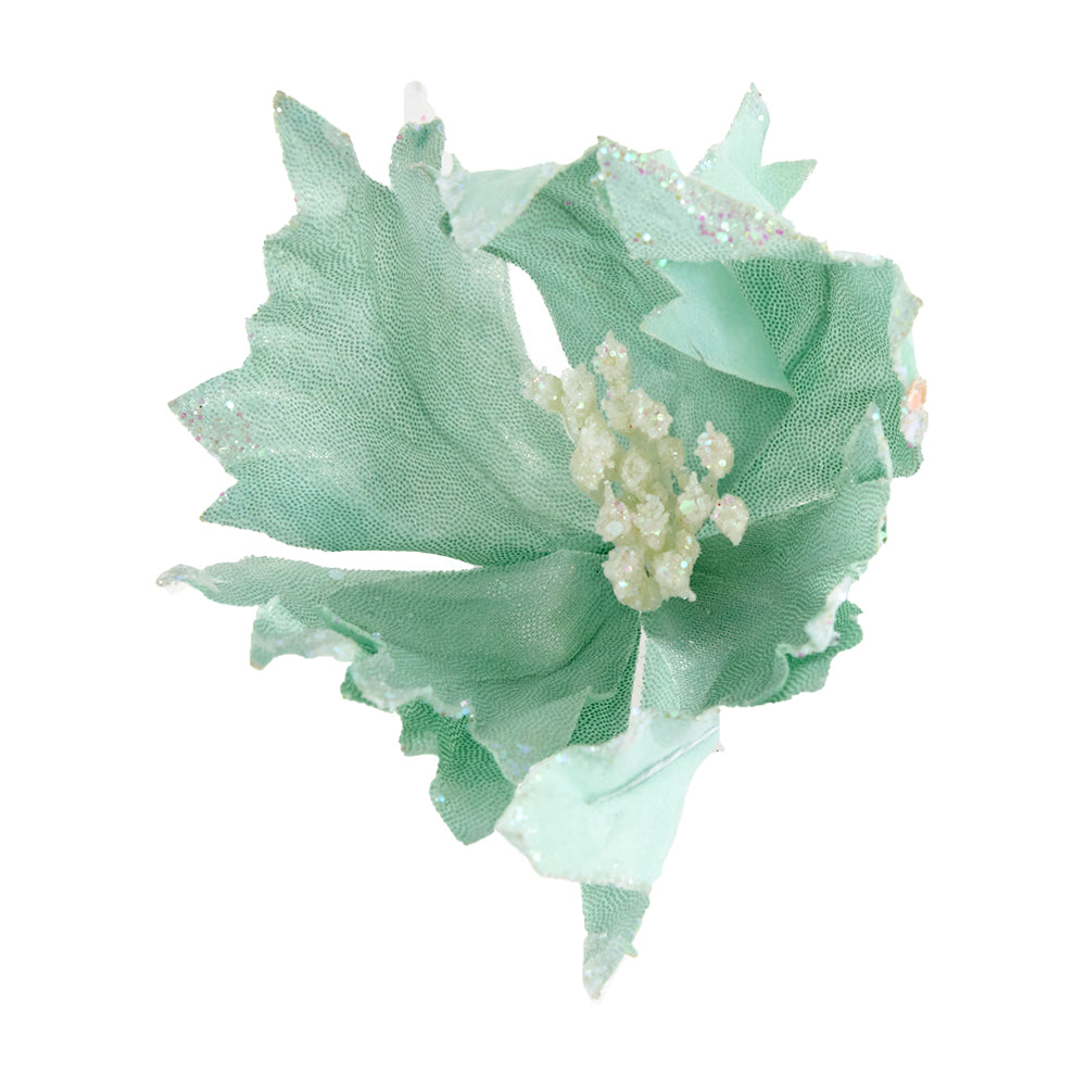 Christmas Clip On Poinsettia