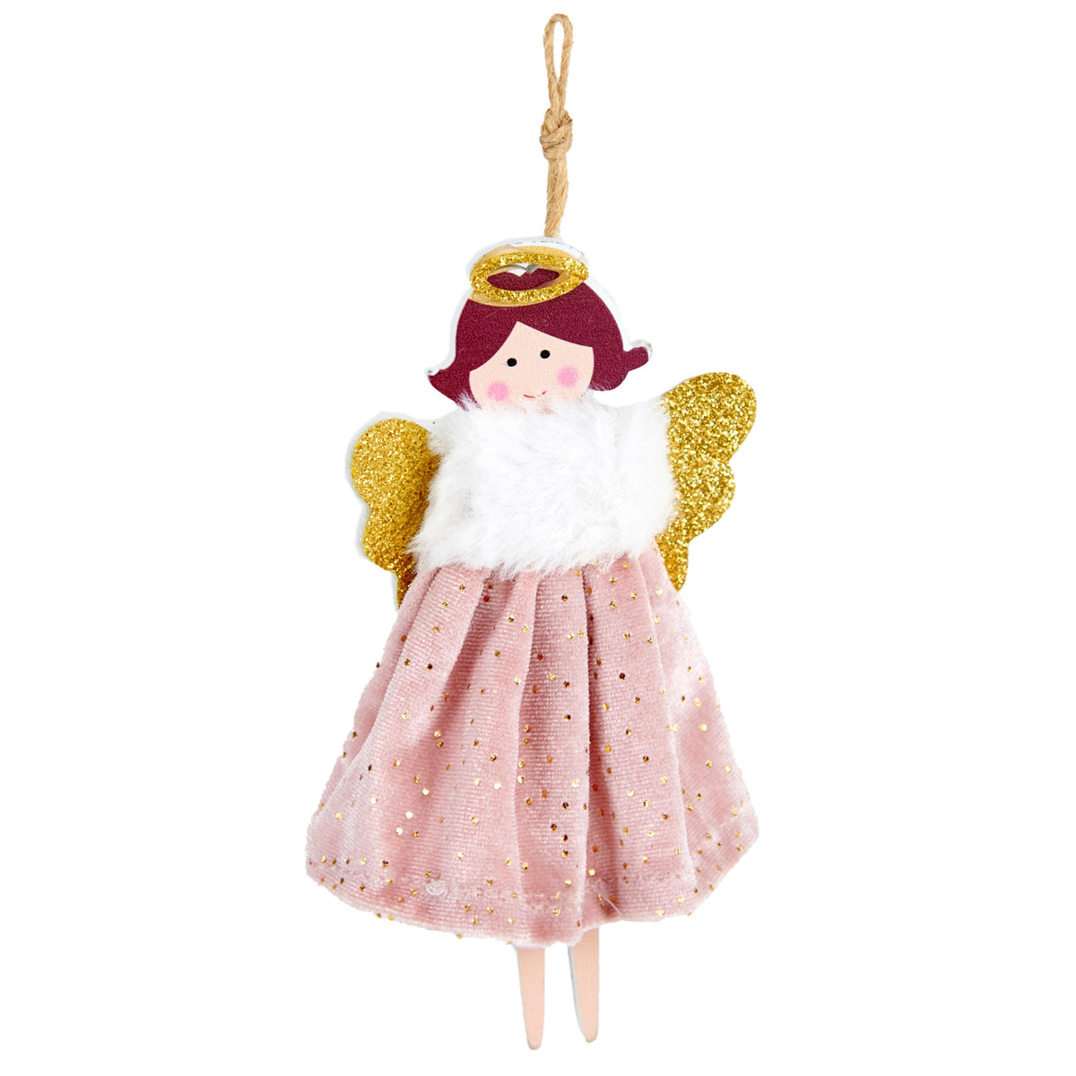 Christmas Ornament Angels 4 Assorted, 15cm