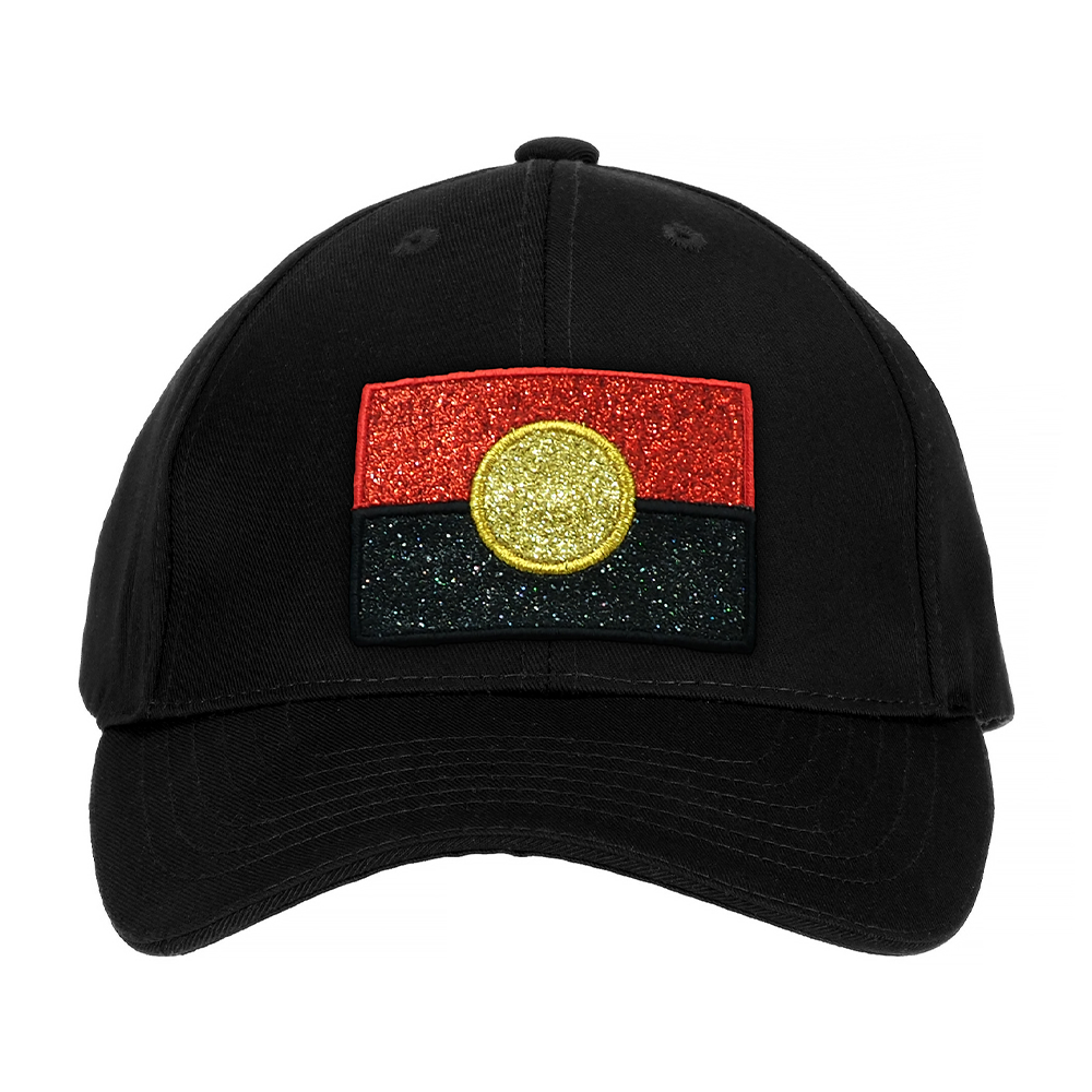 Arbee Crafty Patch, Aboriginal Glitter Flag- 1pc