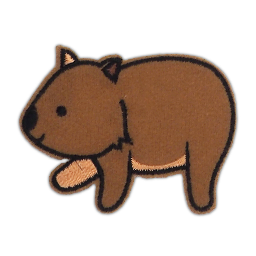 Crafty Arbee Patch, Wombat- 1pc