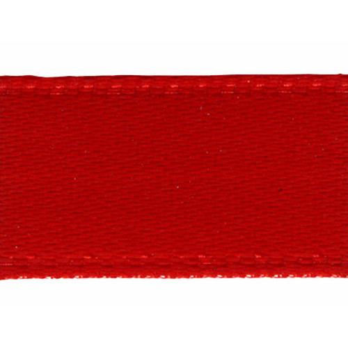 Double Sided Satin Ribbon, Red- 22mm x 3m