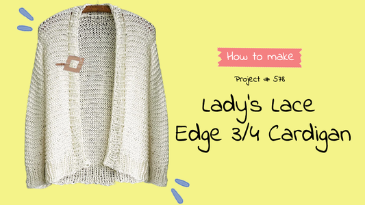 578 Lace Edge Cardigan