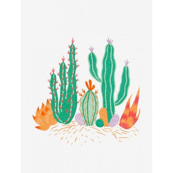 DMC Free Pattern, Mexican Cacti