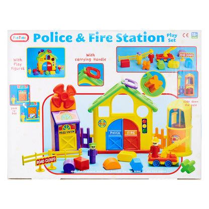 Funtime Police & Fire Station Play Set