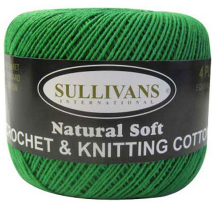Sullivans Crochet & Knitting Yarn, 4ply- 50g Cotton Yarn
