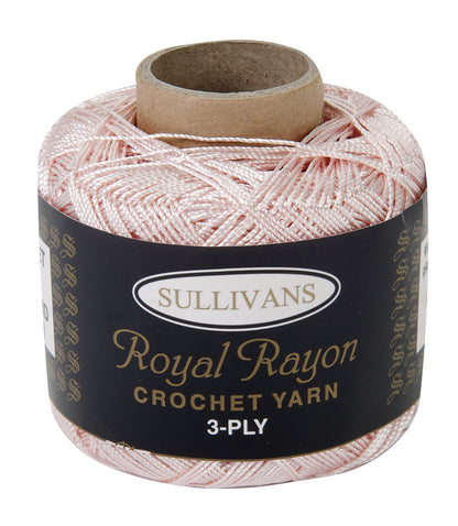 Sullivans Crochet 3ply Knitting & Crochet Yarn, 50g Royal Rayon Yarn