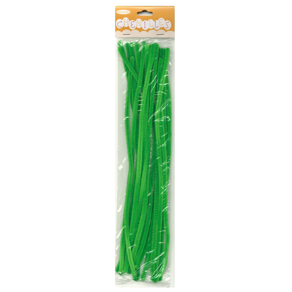 Sullivans Chenilles 18pk, Plain- 6mm