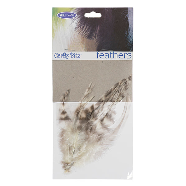Tiger Tuft Feathers,  10pc