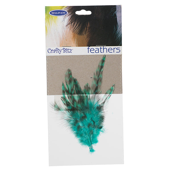 Tiger Tuft Feathers,  10pc