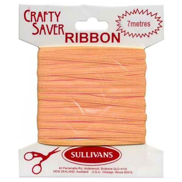 Crafty Saver Satin Ribbon, 3mmx7m