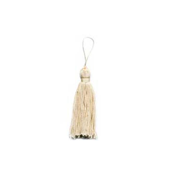 Sullivans Tassel Rayon Chainette, French Cream- 50 mm