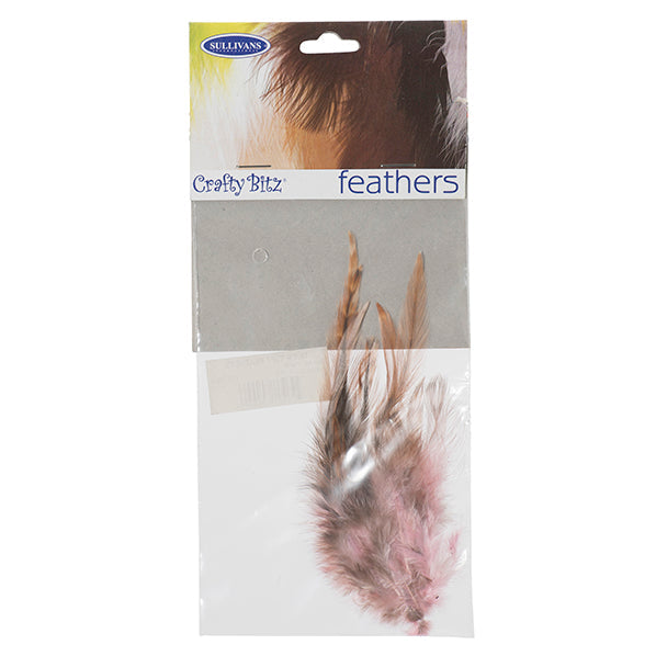 Tiger Tuft Feathers,  10pc