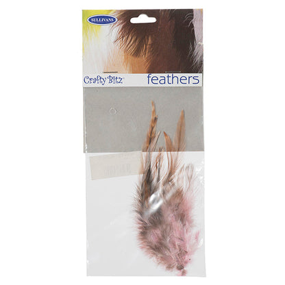 Tiger Tuft Feathers,  10pc