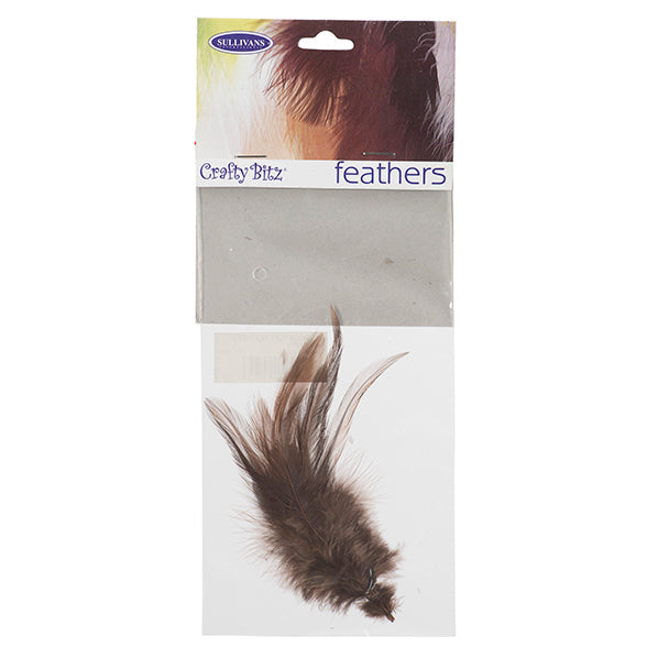 Tiger Tuft Feathers,  10pc