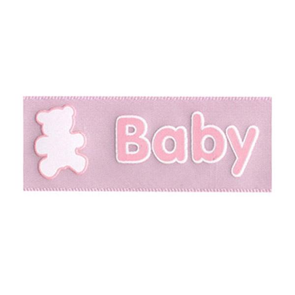Sullivans Ribbon Satin, Baby Teddy Light Pink- 25mm