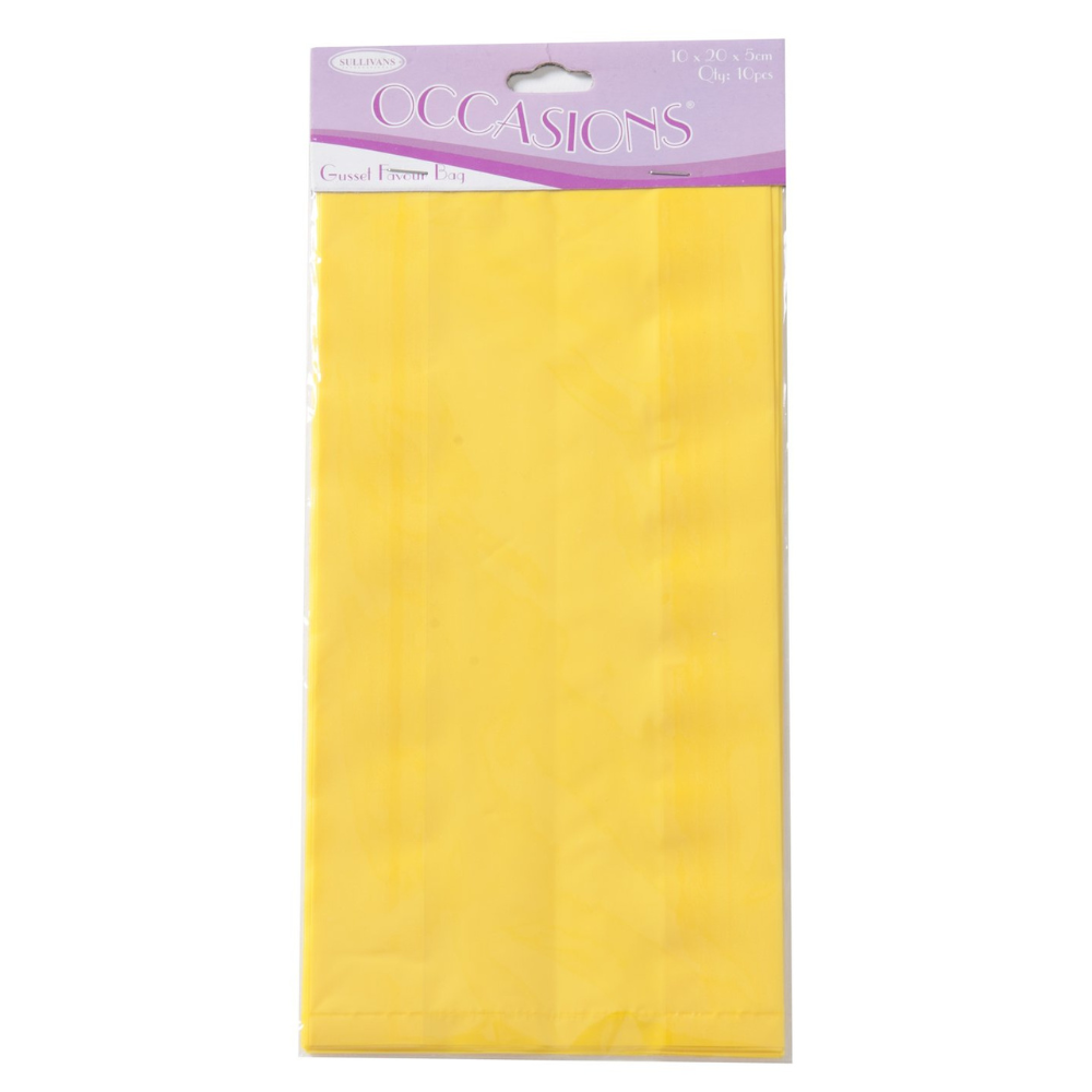 Sullivans Gusset Favour Bag, 10x20x5cm- 10pc