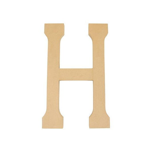 Makr Paper Mache, Jumbo Letter H- 60cm
