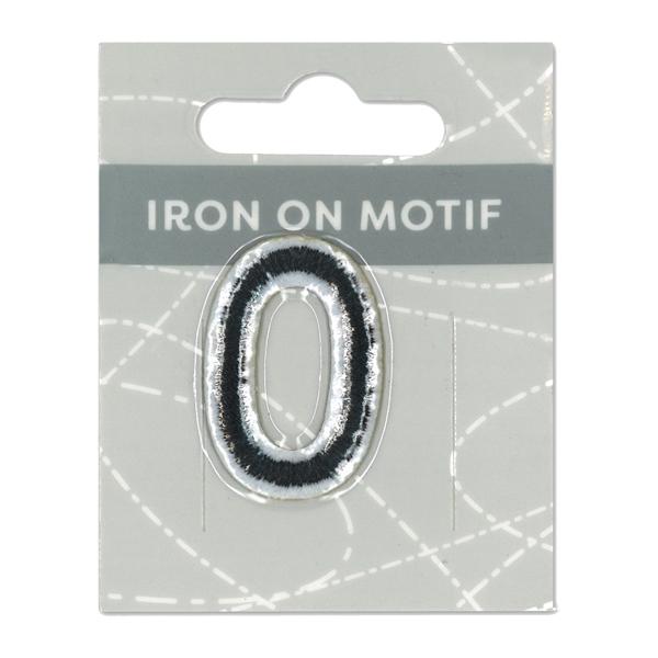 Sullivans Iron On Motif, Black 0- 35mm