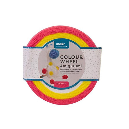Makr Colour Wheel Amigurumi Crochet & Knitting Yarn, 100g Acrylic Yarn