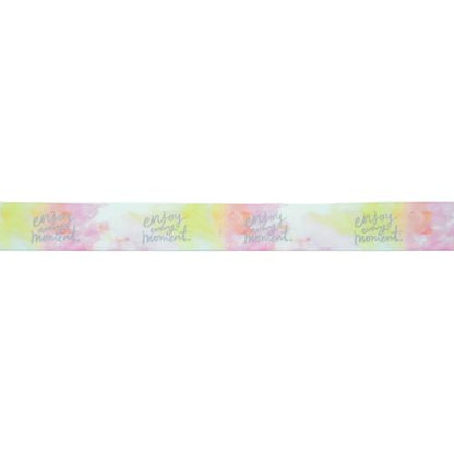 Makr Ribbon, Enjoy Every Moment Satin- 16mmx4.5m