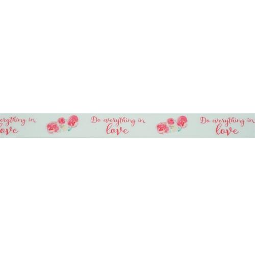 Makr Ribbon, Do Everything in Love Satin- 16mmx4.5m