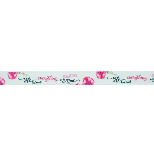 Makr Ribbon, He Has Made Everything Satin- 16mmx4.5m