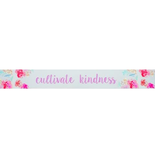 Makr Ribbon, Cultivate Kindness Satin- 38mmx3.6m