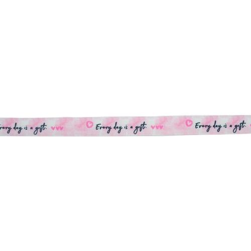 Makr Ribbon, Everyday Is A Gift Satin- 9mmx9.1m