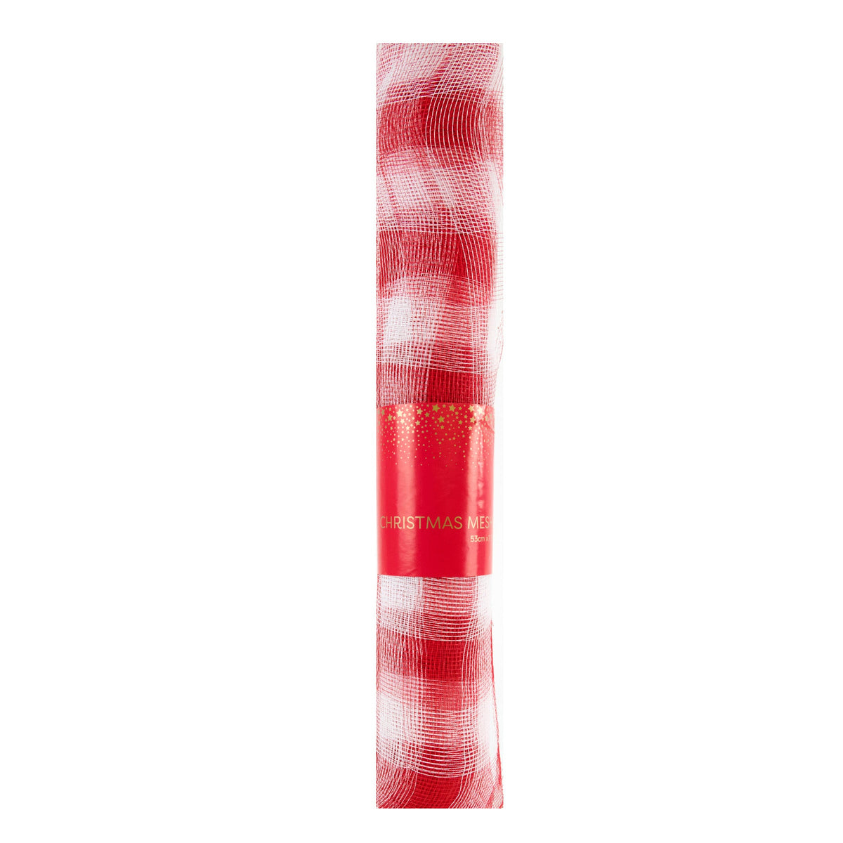 Christmas Polymesh Wrap, 53cmx7.3m