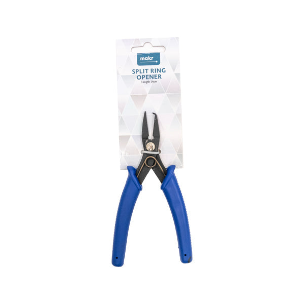 Makr Split Ring Opener, Blue- 14cm