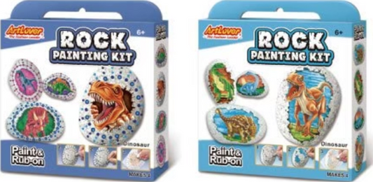 Artlover Rock Painting, Dinosaur