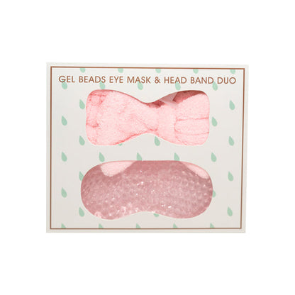 Aqua Peas Eye Mask & Head Band Duo