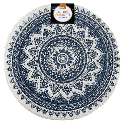 Formr Cotton Braided Placemats - 4pk