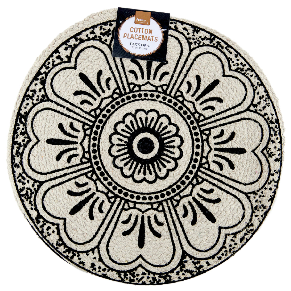 Formr Cotton Braided Placemats - 4pk