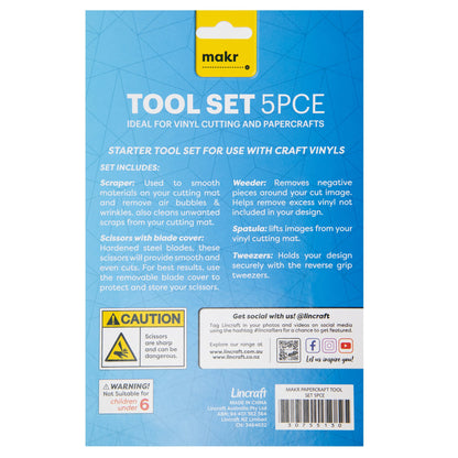 Makr Papercraft Tool Set 5pce