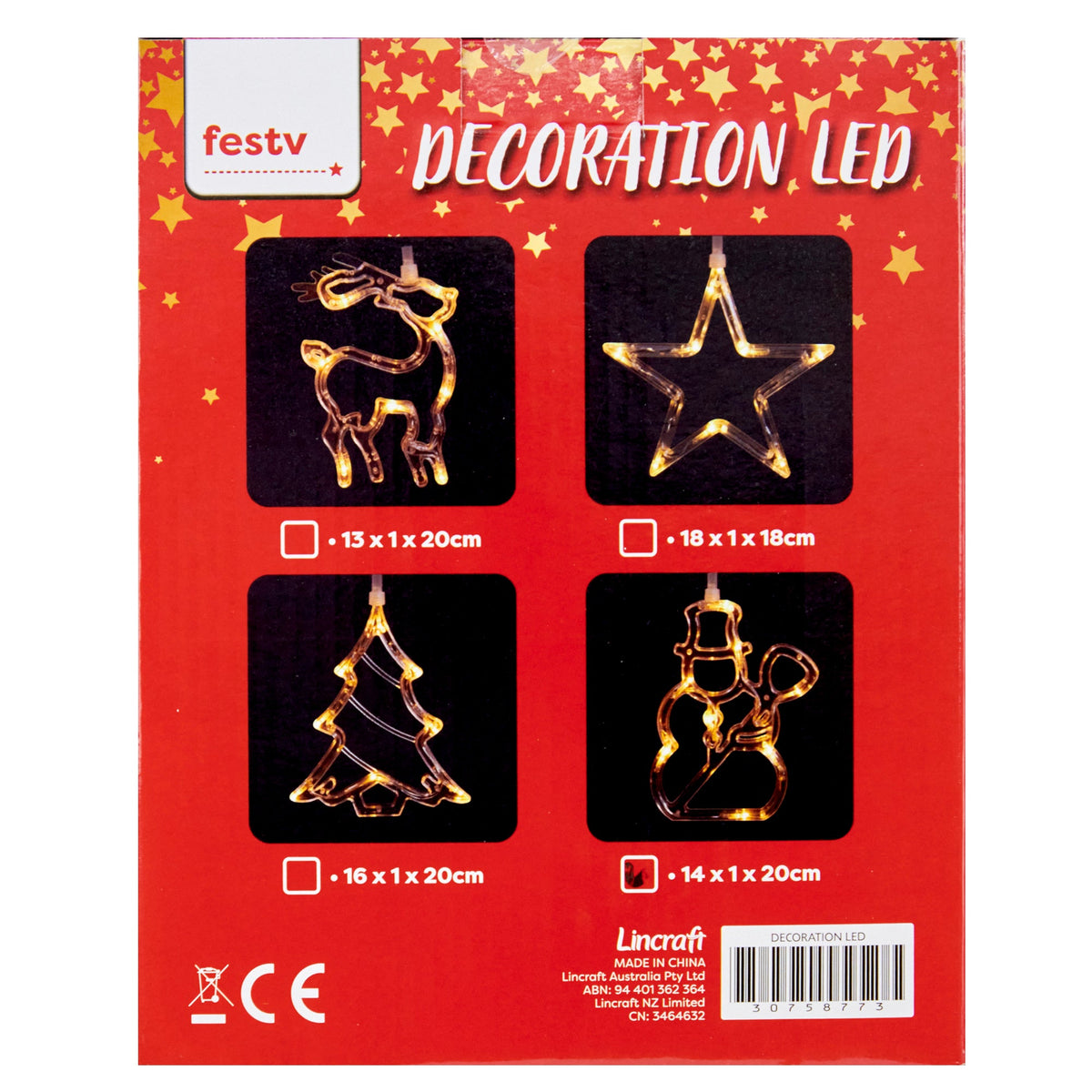 Christmas LED Decorations 4 Styles