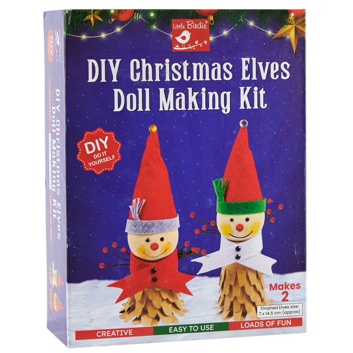 Christmas DIY Kit, Elves Doll Making