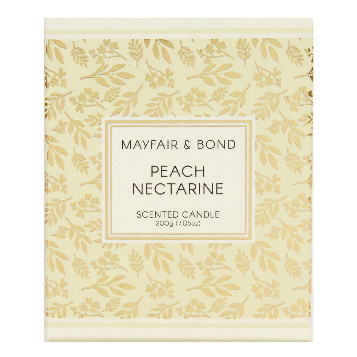 Mayfair & Bond Scented Candle, Peach Nectarine- 200g