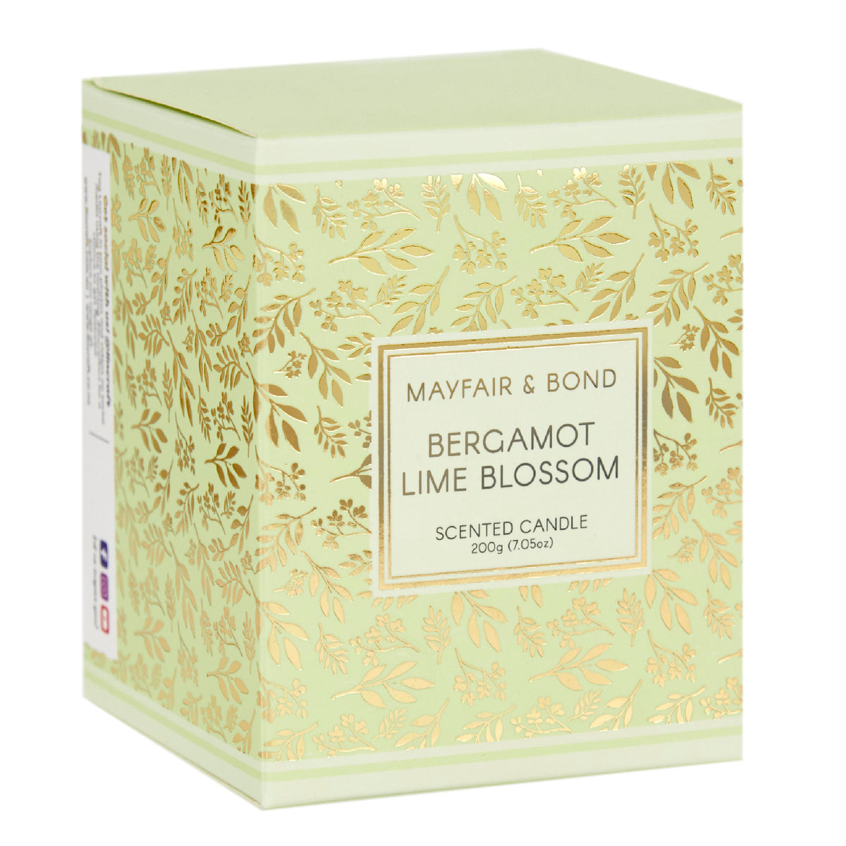 Mayfair & Bond Scented Candle, Bergamot Lime Blossom- 200g