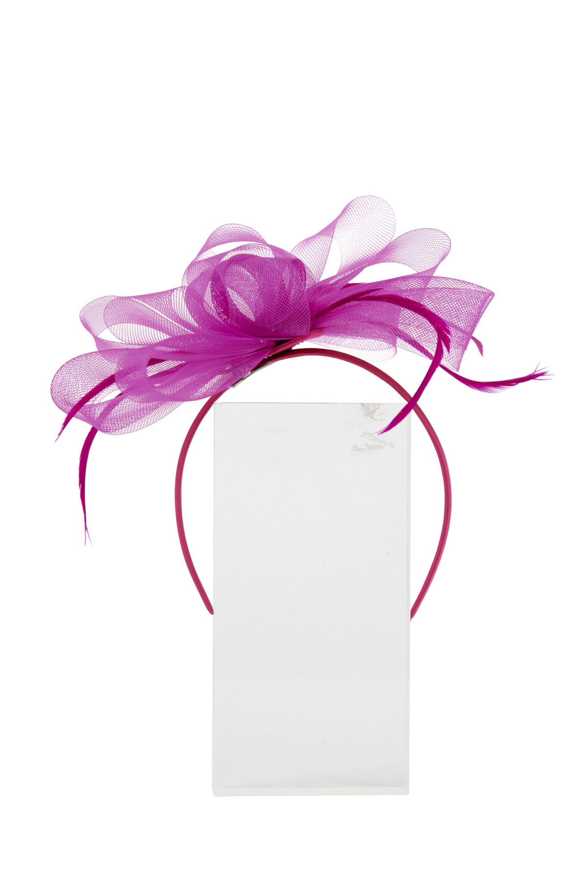 Lincraft Headband And Clip Fascinator, Eva - Magenta