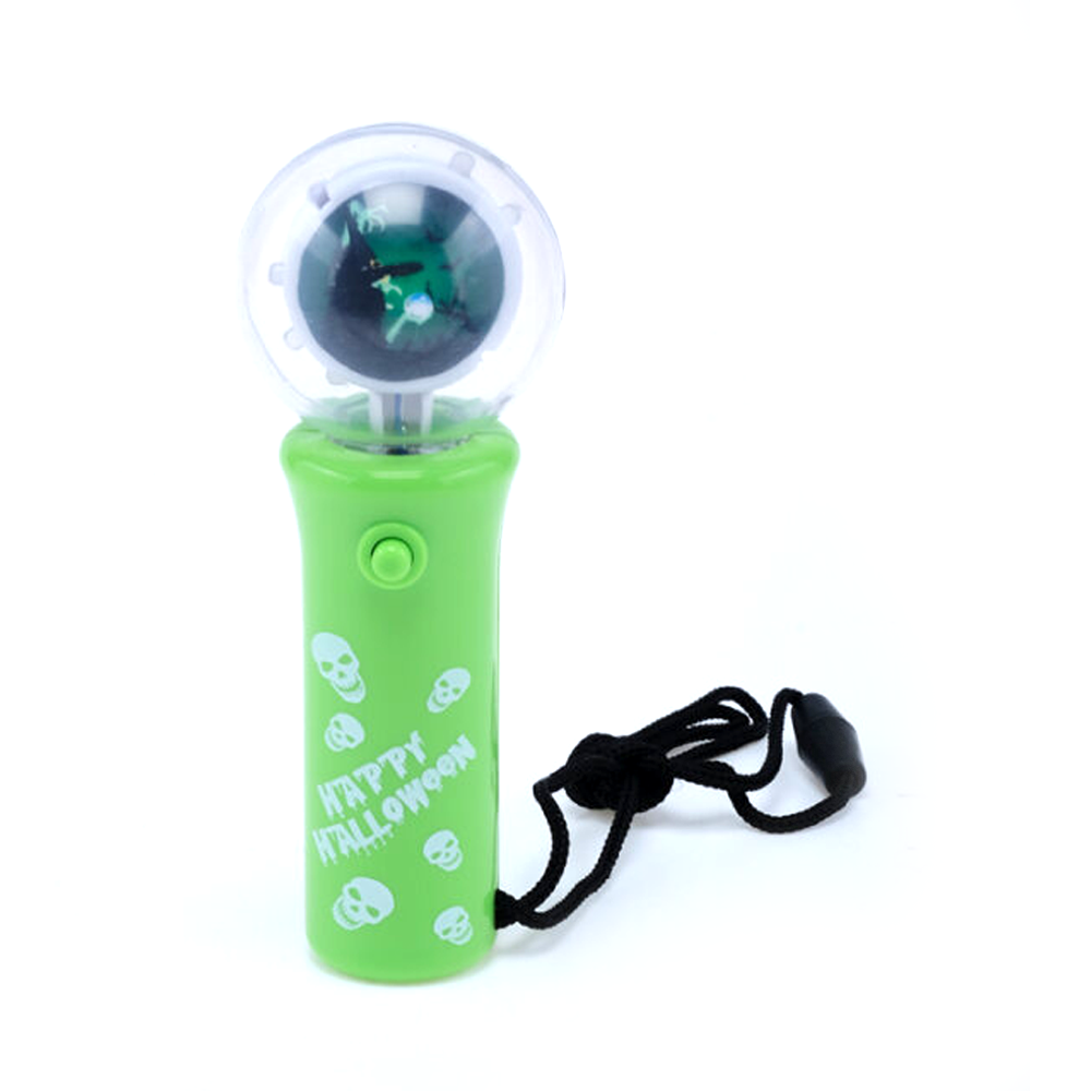 Halloween Assorted Toy Wand Led Spinner With Lanyard